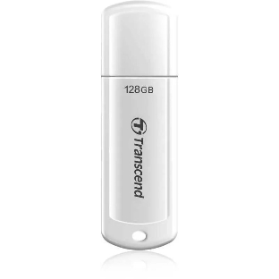 Флешка USB Transcend Jetflash 730 (TS128GJF730), 128Gb, USB 3.0, R/W 90/40, белый