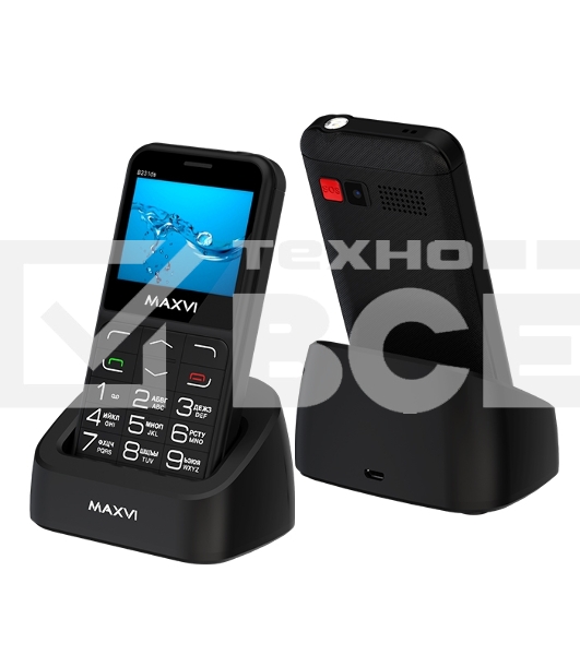 Мобильный телефон Maxvi B231ds черный