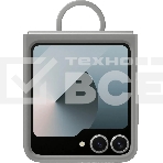 Чехол (клип-кейс) Samsung для Samsung Galaxy Z Flip6 Silicone Case Silicone Case Flip 6 (F741) серый (EF-PF741TJEGRU), фото8