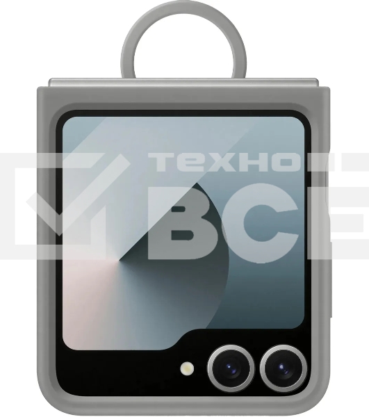 Чехол (клип-кейс) Samsung для Samsung Galaxy Z Flip6 Silicone Case Silicone Case Flip 6 (F741) серый (EF-PF741TJEGRU)