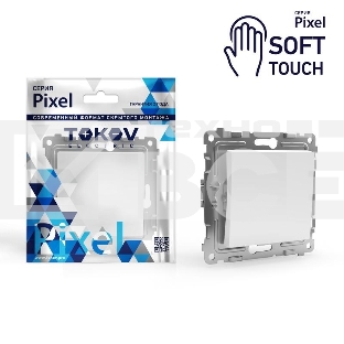 Переключатель проходной TOKOV ELECTRIC 1-кл. СП Pixel 10А IP20 механизм айс