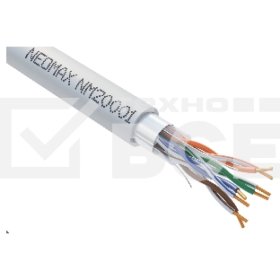 Кабель NEOMAX NM20001 Кабель FTP cat.5e, 4 пары, (305м) 0.52мм