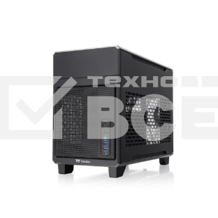 Корпус Thermaltake TR100 ,без БП, SFF, черный, 0, 8x140mm 2x200mm