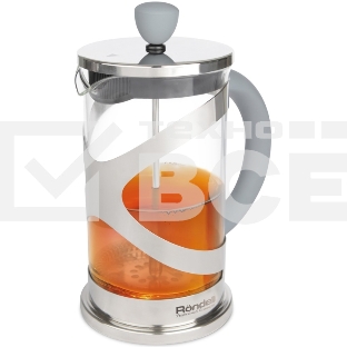 Френч-пресс0,6 л Rondell 838-RDS Crystal Grey