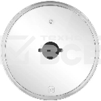 Крышка Rondell Handy RDA-1687 d=26 см крыш.прозрачный руч.черная, фото 1