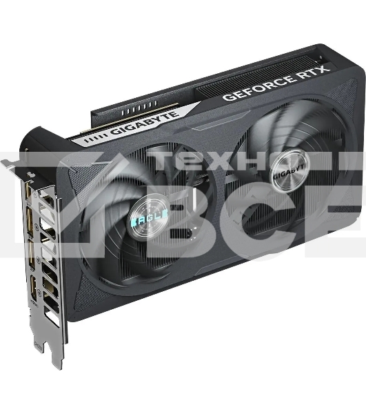 Видеокарта Gigabyte PCI-E 5.0 GV-N5060EAGLE OC-8GD 1.0 NVIDIA GeForce RTX 5060 8Gb 128bit GDDR7 2550/28000 HDMIx1 DPx3 HDCP Ret