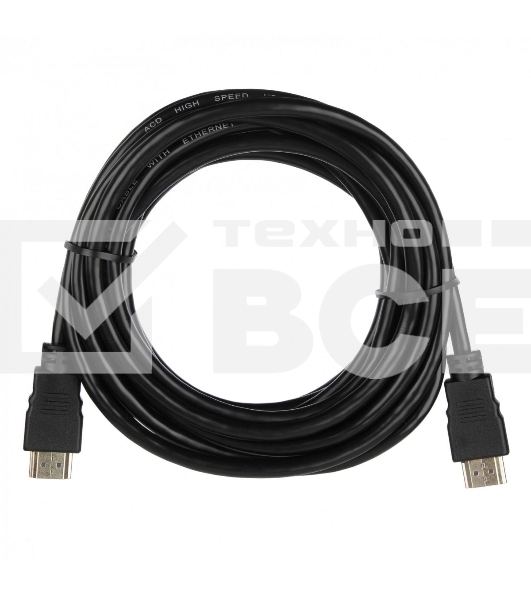 Кабель ACD-DHHM2-50B ACD-DHHM2-50B HDMI 2.0, Golden Plated,19m/19m, черный, 5м (742262)