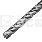 Бур по бетону Denzel цельная крестовая пластина, 6x115 мм, SDS PLUS, фото4