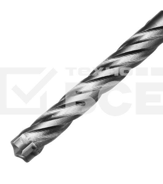 Бур по бетону Denzel цельная крестовая пластина, 6x115 мм, SDS PLUS