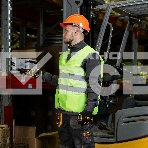 Каска защитная ударопрочная Denzel ABS/PC, плавная регулировка, модель 