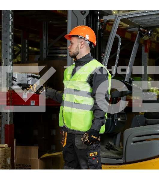 Каска защитная ударопрочная Denzel ABS/PC, плавная регулировка, модель 