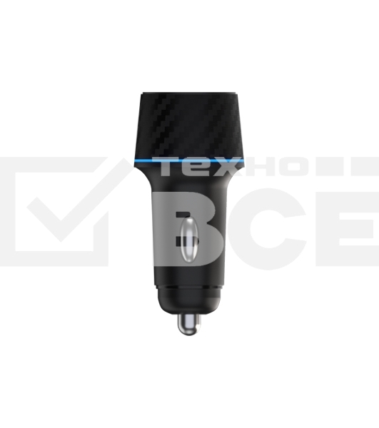 Автомобильное зарядное устройство Maxvi CCM-MS604PD 48W 6A (USB + Type-C, QC3.0 PD3.0) черный