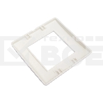 Рамка 1-м 2мод. Brava белый ДКС 75010W, фото3