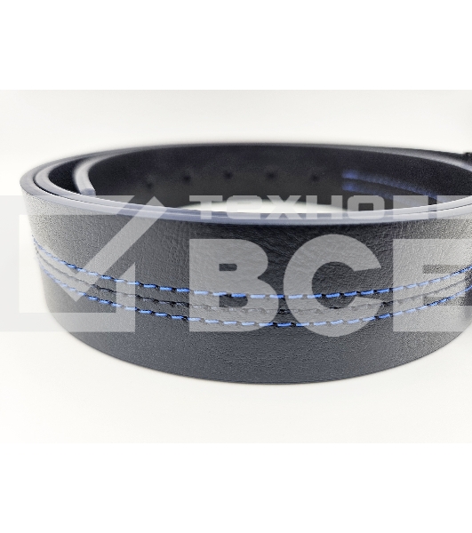 Ремень мужской Piquadro Blue Square CU6742B2/BLUN 125х3.5 см синий/черный натур.кожа