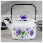 Чайник Лысьва 27104П2 Анютины глазки эмал. 2,0л, фото4