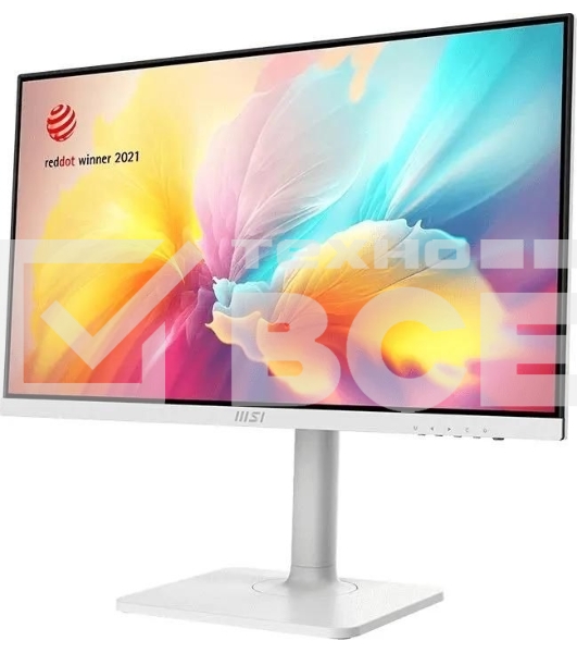 Монитор 23.8' MSI Modern MD2412PW IPS 1920x1080, 100 Гц, 4 мс, 16:9, 300 кд/м2, 1xHDMI, 1xUSB-C, 1x3.5 мм, белый