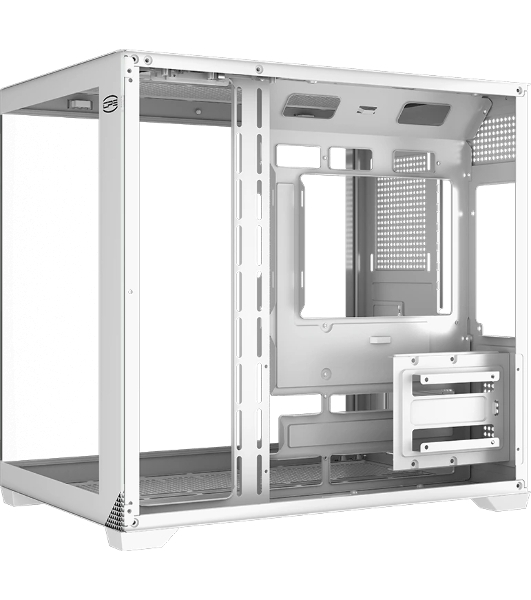 Корпус без блока питания PCCooler C3T700 WH, Midi-Tower, TG, no fans, 1xUSB-A 3.0 + 1xUSB-A 2.0 + 1xUSB-C, ATX, mATX, mITX белый