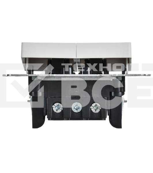 Выключатель 2-кл. прох. 10А ВС10-2-6-БрАБ а/б IEK. BRITE