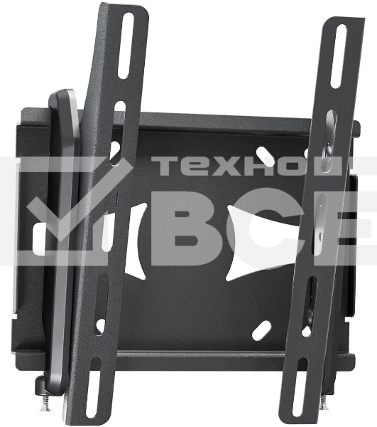 Кронштейн для телевизора Holder LCDS-5010 черный металлик, настенный, наклон