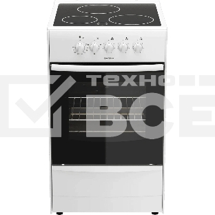 Плита электрическая Darina 1B EC 331 606 W белый/черный, конфорок 3 шт, духовка 50 л, 50 см x 85 см x 56 см