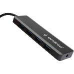 USB-концентратор Gembird UHB-C354, USB 3.0, USB 4 порта, USB с доп питанием, фото3