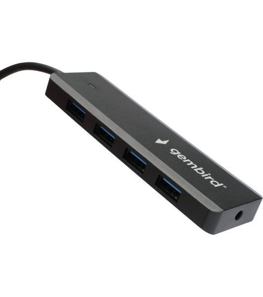 USB-концентратор Gembird UHB-C354, USB 3.0, USB 4 порта, USB с доп питанием