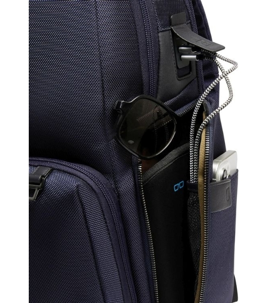 Рюкзак мужской Piquadro Brief2 CA4439BR2BM/BLUCU темно-синий/коричневый нейлон/натур.кожа