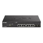Коммутатор D-Link DGS-1100-10MPV2/A3A, 8×1 Гбит/с + 2×1 Гбит/с SFP, настраиваемый, фото 1