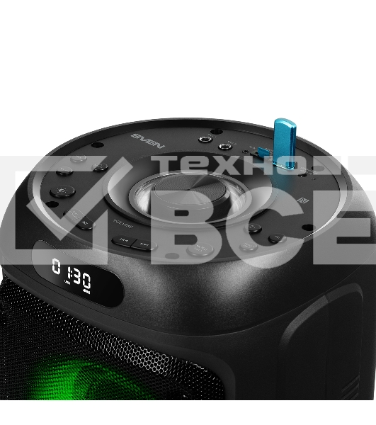Мобильные колонки Sven PS-770 2.0 черный 2x50W  Bluetooth