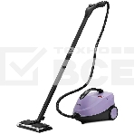 Пароочиститель напольный Kitfort КТ-9185 2000Вт черный/сиреневый, фото 1