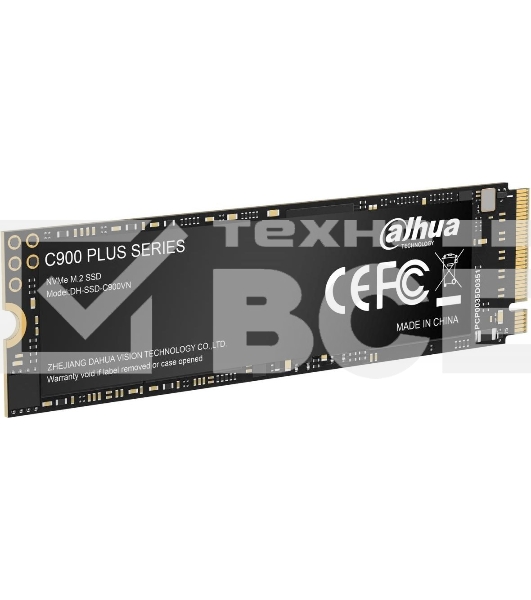 Накопитель SSD Dahua C900 Plus-B 1TB M.2 2280 PCIe3x4 3D NAND, 7mm, R/W up to 3400MB/s/3000MB/s, IOPS(R4K) 151K/90K, TBW 512TB 3y wty