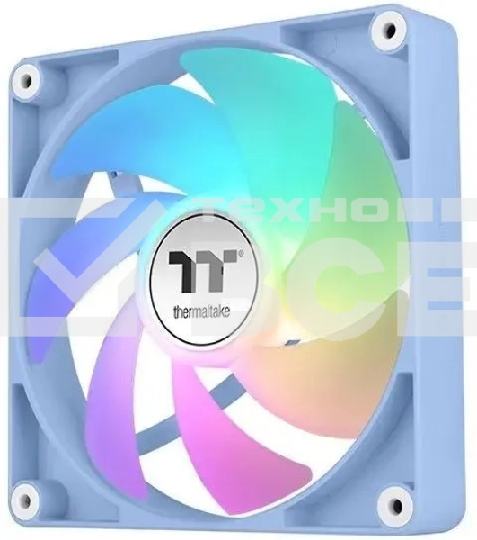 Комплект вентиляторов для корпуса Thermaltake CT120 ARGB (2 шт.) голубой, 120 мм, 2000 об/мин, 25.8 дБ, 4 pin