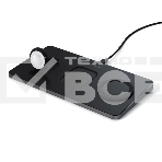 Беспроводное зарядное устройство Satechi ST-X3TWCPM Trio Wireless Charging Pad для телефона, часов и наушников серый космос, фото 1