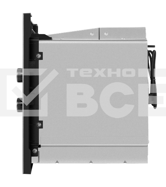 Микроволновая печь встраиваемая Maunfeld MBMO820MS03 нержавеющая сталь, 20 л, 1250 Вт, переключатели - поворотный механизм