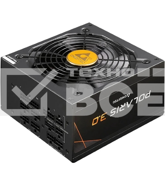 Блок питания Chieftec Polaris 3.0 PPS-1050FC-A3, 1050Вт, 80 PLUS Gold, 135мм, модульный, черный