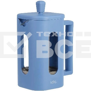 Френч-пресс LARA LR06-57-600 0,6 л, жаропрочное боросиликатное стекло