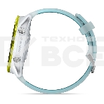 Умные часы Garmin Forerunner 570 белый, желный безель, бирюзовый ремешок 47мм, фото4