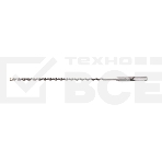 Бур по бетону Denzel двойная спираль, Cobalt W-tip, 6x260 мм, SDS PLUS, фото 1