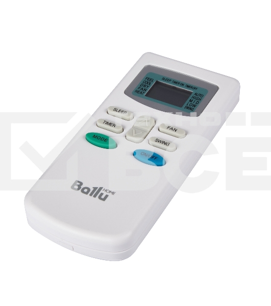 Кондиционер оконный Ballu BWC-05 AC 5000 BTU, 15 м², 46 дБ, охлаждение, осушение, белый