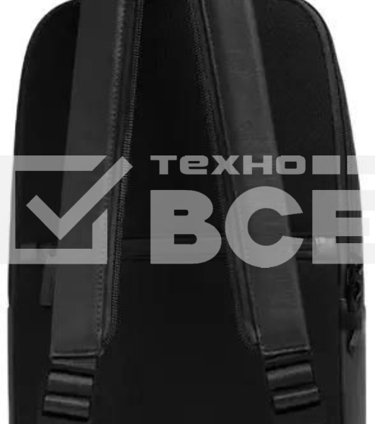 Рюкзак слинг мужской Piquadro Russel CA6764W137/N черный кожа