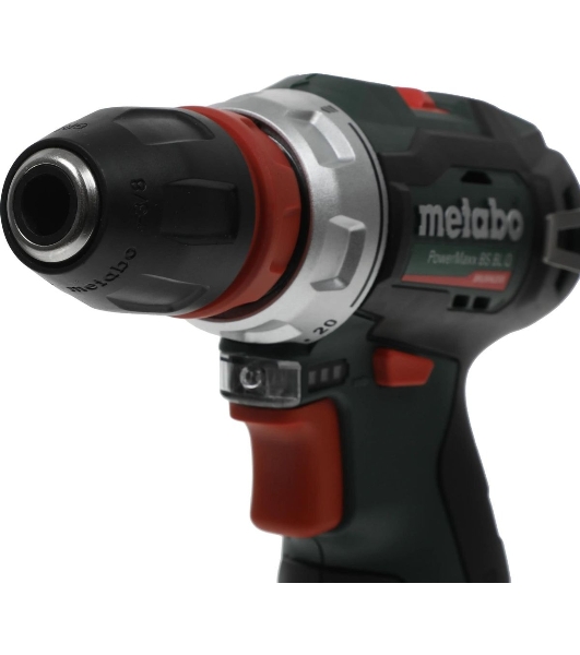 Дрель-шуруповерт Metabo Power Maxx BS BL, 12 В, 2 Ач, 34Нм, щеточный