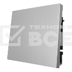 Выключатель проходной 1-кл. СП ZIMA IP20 10А безвинт. зажим серый матовый LEZARD 704-7488-105QC, фото2