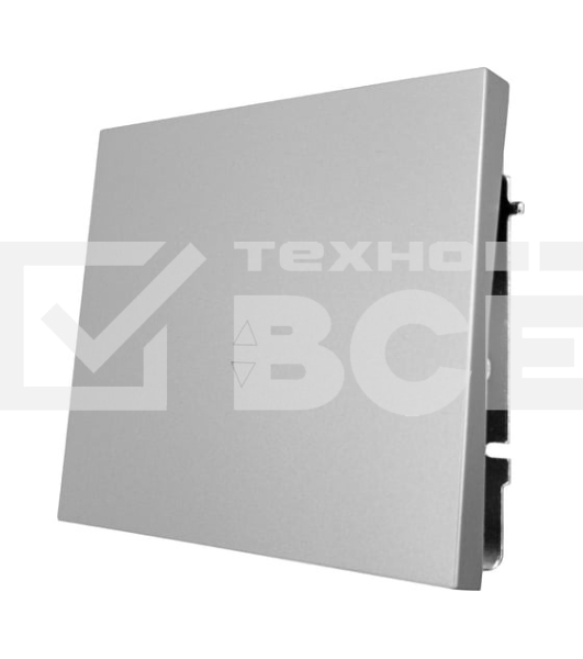 Выключатель проходной 1-кл. СП ZIMA IP20 10А безвинт. зажим серый матовый LEZARD 704-7488-105QC