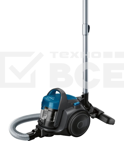 Пылесос Bosch BGS05A220 синий/серый, 700 Вт, уборка сухая, пылесборник контейнер 1.5 л
