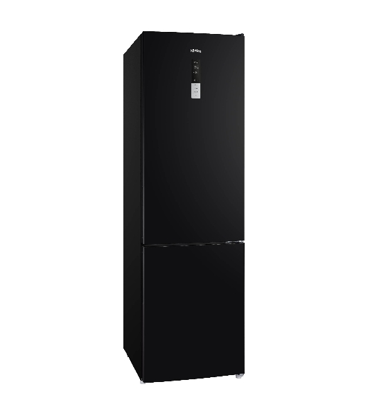 Холодильник Korting KNFC 62370 N черный двухкамерный 257/94л морозилка снизу, No Frost