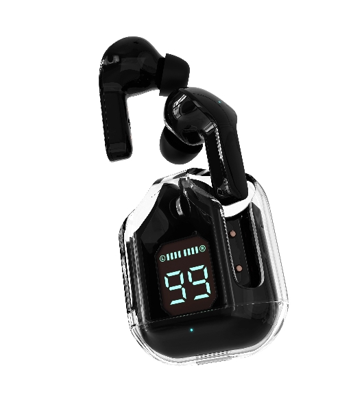 Наушники TWS More Choice BW07 черный, внутриканальные, Bluetooth, до 4 ч