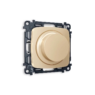 Комплект механизма светорегулятора универсального OMEGA Шампань 25-600W/LED 5-300W QUANT (OP6055, VM136) MO605510
