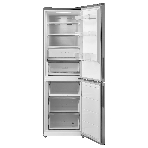 Холодильник KORTING KNFC 61811 X, отдельностоящий, сенсорное управление, цифровой дисплей, объем 320 л (216+104), NoFrost, динамическое охлаждение, интенсивное охлаждение Super Cool, интенсивная заморозка, зона свежести, LED освещение, энергоэффективность А+, уровень шума 42 дБ, цвет нержавеющая сталь, фото2