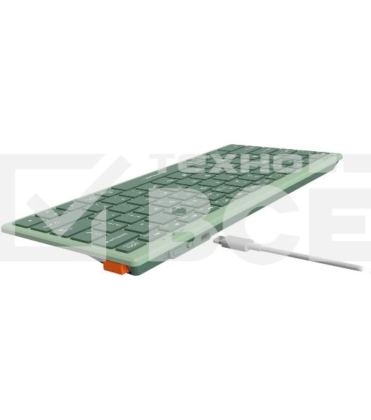 Клавиатура A4Tech Fstyler FBX51C зеленый USB беспроводная BT/Radio slim Multimedia