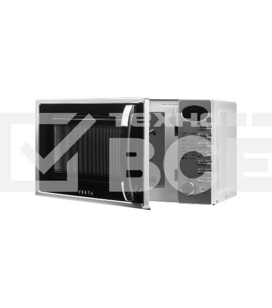 Микроволновая печь Vekta TS720ATS серебряный 20л 700Вт поворотный актовый, кнопки